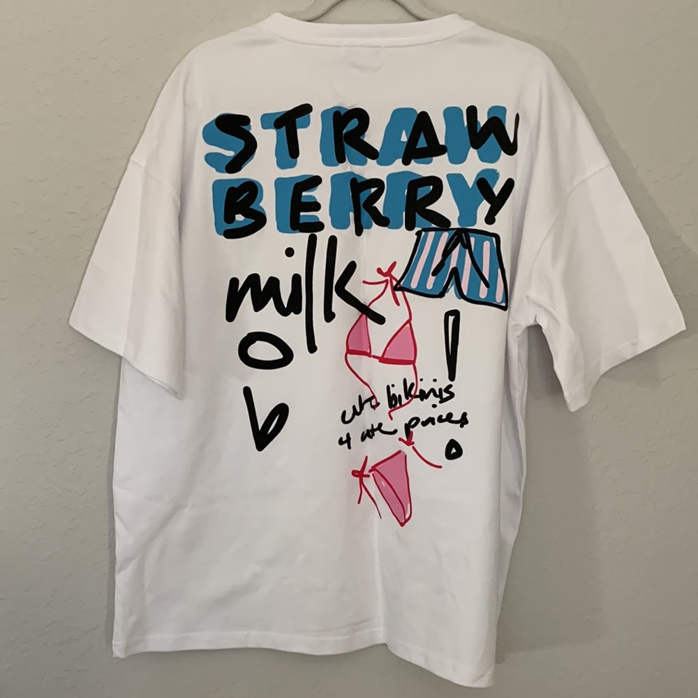 Strawberry Milk Mob - Milkchella Tshirt - Picture 4 of 5